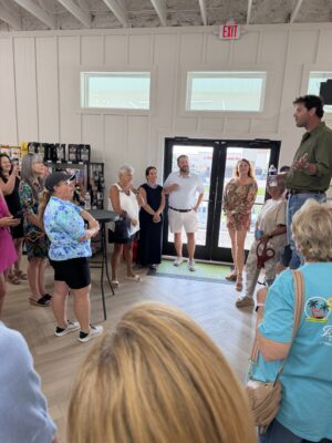 Bolivar Peninsula community network at Member Mixer at Longhorn Liquor

