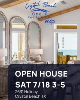 2631 Holiday Drive Crystal Beach TX coastal home for sale