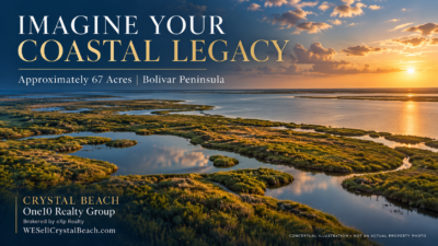 Bolivar Peninsula Waterfront Acreage — Conceptual Rendering